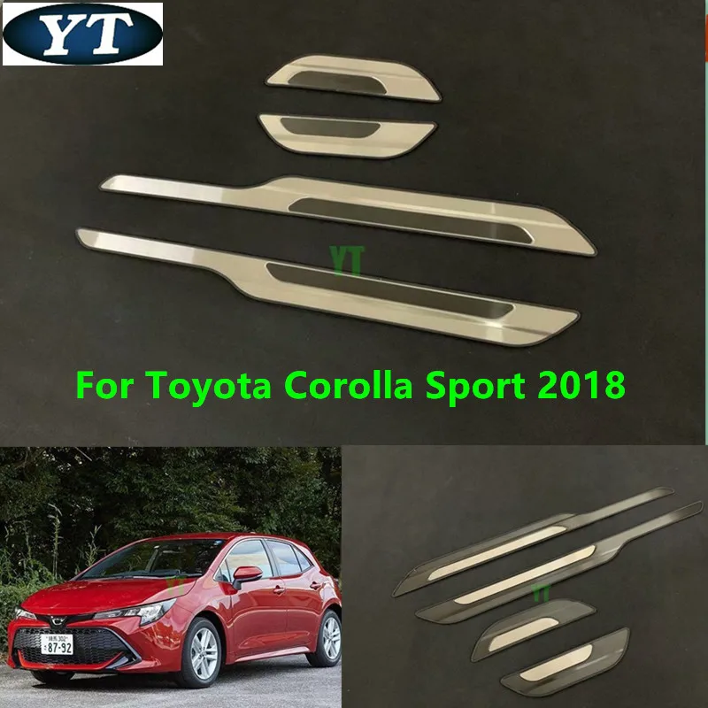 

Auto Door sill plate scuff plate for Toyota Corolla Sport 2018 stainless steel,auto accessories,car accessories