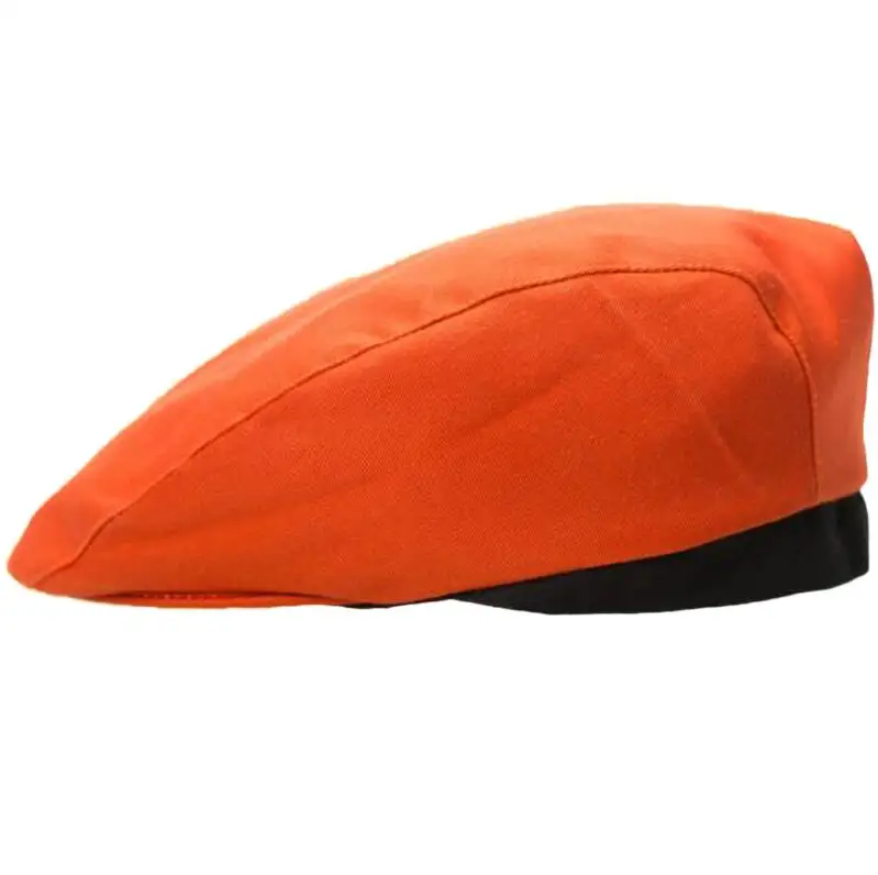 Официант кафе шляпа для мужчин Кофейня поварские головные уборы отель форма повара ресторана аксессуары шляпа официантка Кепка - Цвет: Orange