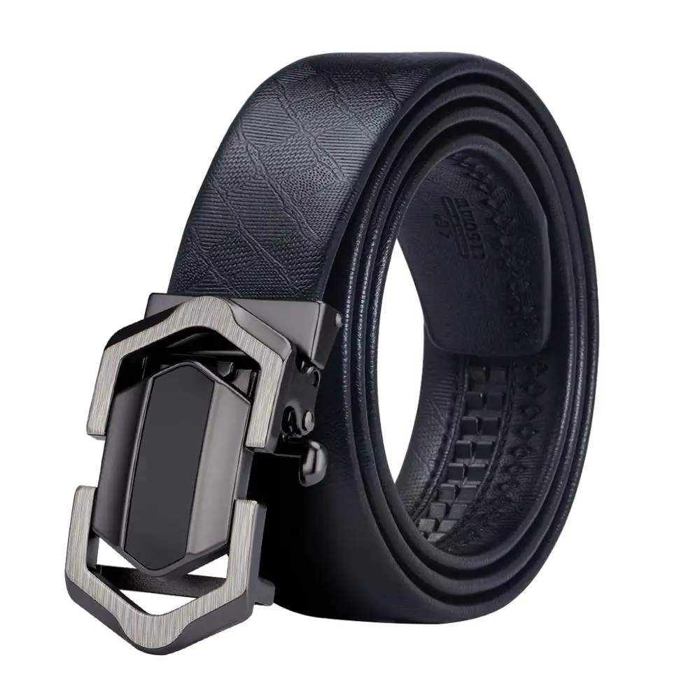 Bk-0091 Barry.wang Automatic Buckle Leather Luxury Belts Male Alloy ...