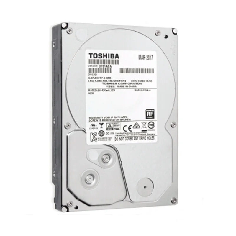Toshiba оригинальный жесткий диск 2 ТБ 3 5 внутренние жесткие диски Sata дюйма