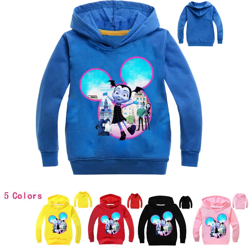 Толстовки с капюшоном Vampirina толстовки длинными рукавами для девочек сезон