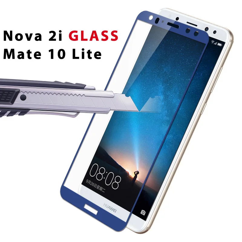 Huawei mate 10 lite стекло закаленное Mofi ультра прозрачное тонкое 2.5D 9 H Полное протектор