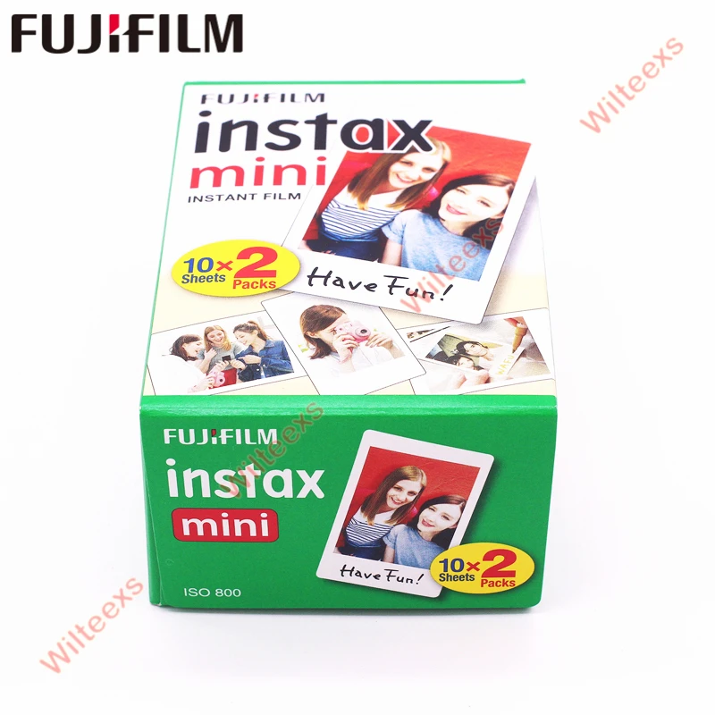 20 шт./кор. fujifilm instax mini 8 9 фильм 20 листов фотобумага для камеры Instant mini 7s 25 50s 90 Фотобумага с белым краем и шириной пленки 3"