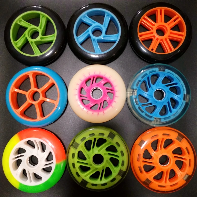 

free shipping scooter wheel PU wheel flashing wheel ABEC-7 bearing