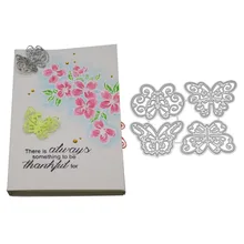Butterfly Metal Cutting Dies For DIY Scrapbooking Card Making Album Stencil Embossing Clear Background Stamps And Dies Sets