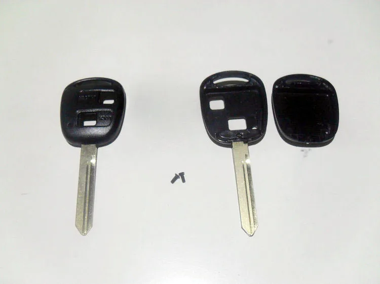 2 кнопки дистанционного ключа корпус для Toyota Avensis Yaris Auris с TOY47 лезвие Fob пустой