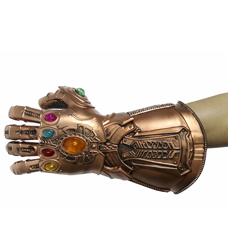 4 эндгейм танос Led Infinity Gauntlet маскарадные костюмы Бесконечность камни война Led перчатка с крагами для детей и взрослых Размер