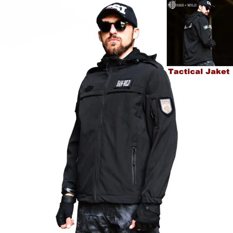 

Men Military Tactical Jacket Shark Skin Soft Shell Waterproof Windproof windbreaker winter Jacket Combat Coats S-4XL