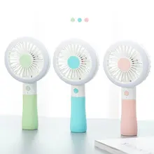 Портативный летний Вентилятор охлаждения электрический USB питания мини-вентилятор кулер со светодиодный светильник для домашнего офиса подарок