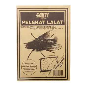 

10pcs bug Fly Glue Trap Board Fly Killer Sticker Home Pest Control Housefly Flies Moths Lizard Drosophila cockroach reject