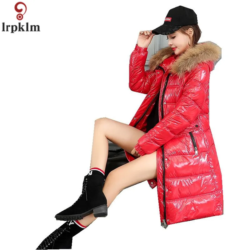 Winter Woman Coats 2019 Fashion Thickening Down Cotton Clothing Big Fur Collar Winter Jacket Women Ms Cotton Jacket M-2XL (20)