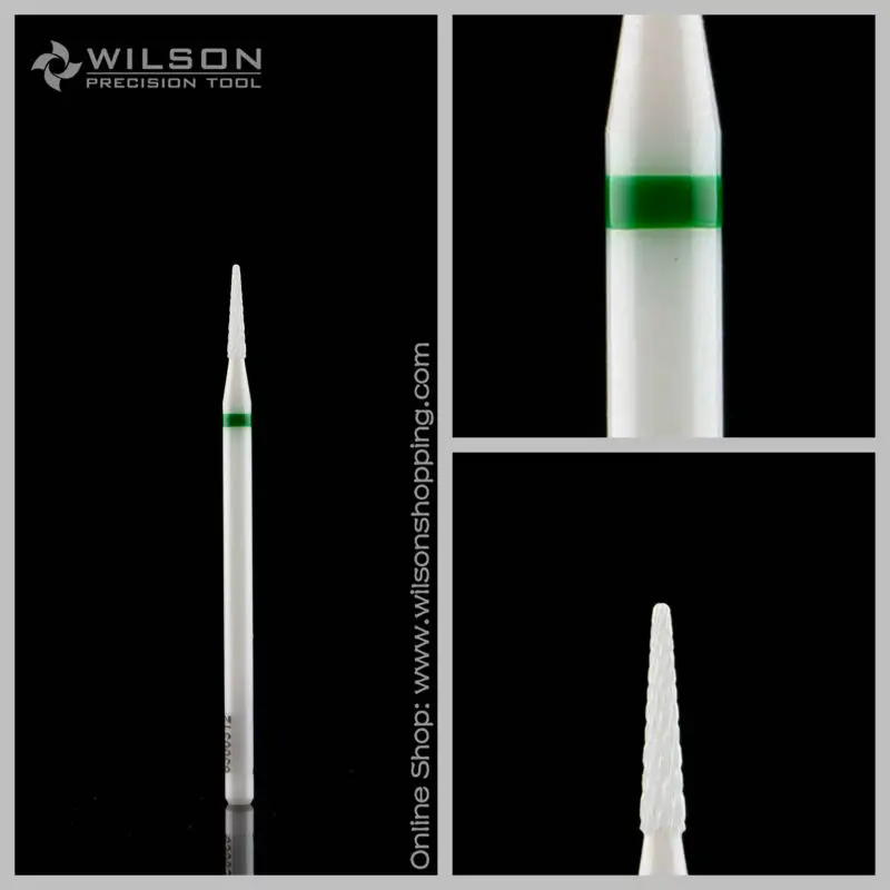 Small Conical-White Solid Ceramic(6300312) - WILSON Ceramic Nail Drill Bit&Zirconia Ceramic Dental Burs Small Conical-White Solid Ceramic(6300312) - WILSON Ceramic Nail Drill Bit&Zirconia Ceramic Dental Burs