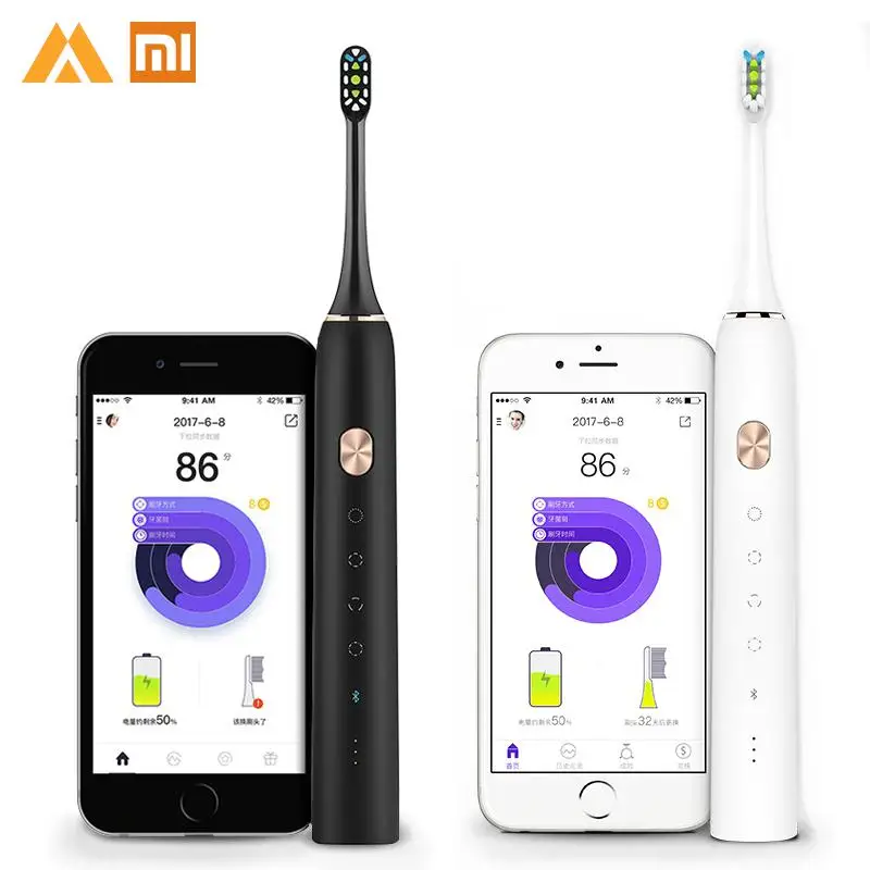 

Xiaomi Mijia Electric Toothbrush Sonic Soocas X3 X3S Xiomi Tooth Brush Xaomi Tooth Whitening Xiomi Xiao Mi Waterproof Smart