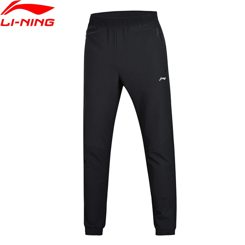 Li Ning Men Pants Active Training Track Pants Regular Fit TPU Elastic ...