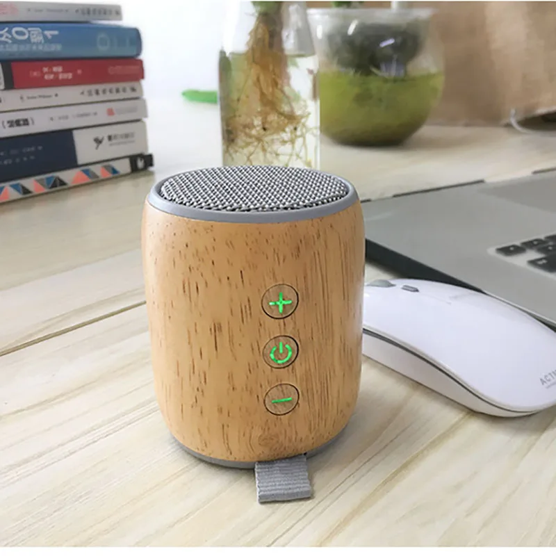2018 Новый дубовый Bluetooth динамик 3 Вт Высокая мощность TF карта маленький аудио