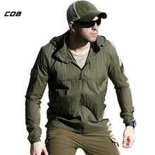 CQB Тонкая курта- ветровка тактическая летняя, для рыбалки, охоты и туризма. Водоотталкивающая, дышащий стильные ветровки