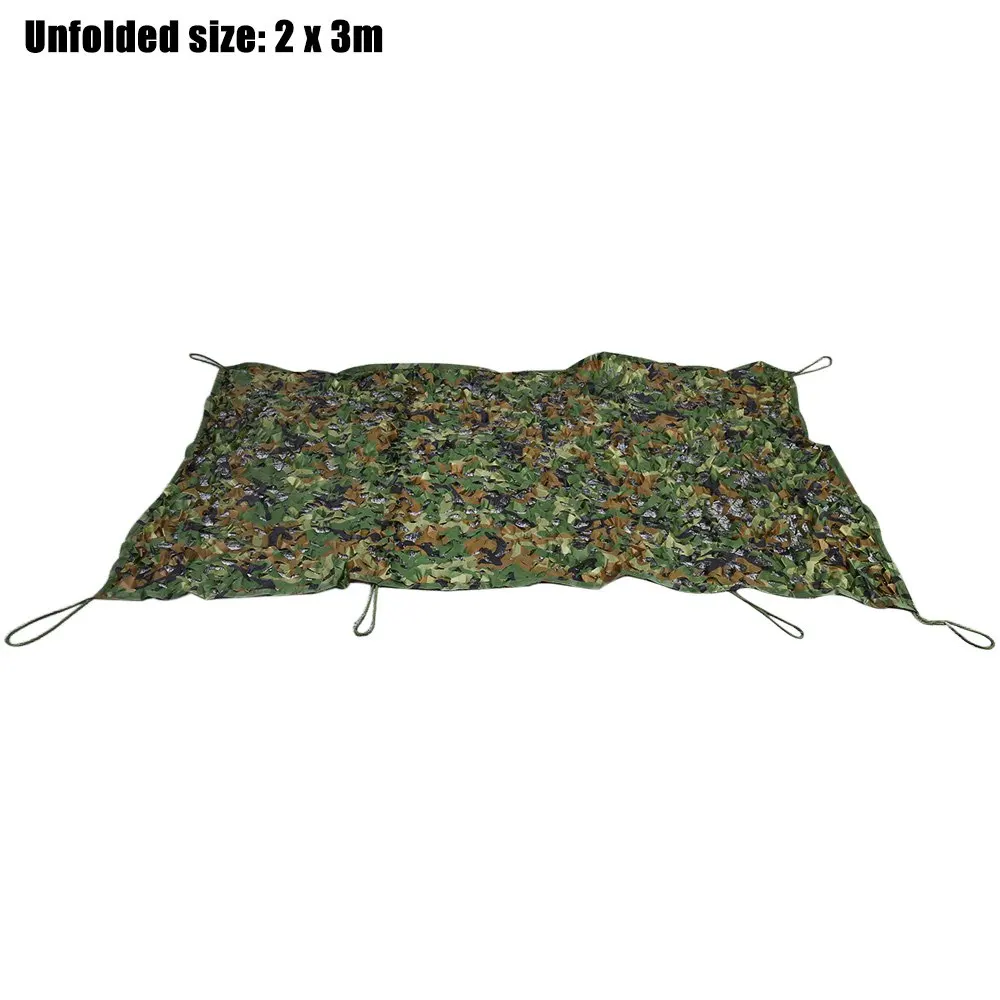 2 м x 3 м лесной Оксфорд военный охотничий кемпинговый тент покрытие автомобиля тент укрытие Зонт армейский зеленый камуфляж сетка