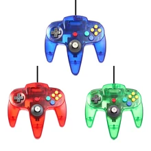 USB Проводной Контроллер Для Nintendo N64 Геймпад Прозрачный Проводной джойстик Для Gamecube GC Для N64 64 ШТ. Для Mac Joypad