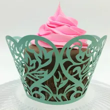 100 шт. жемчужные бумажные обертки, полые украшения торта, окружающий край, прессформа, свадебные аксессуары для дня рождения, 6Z