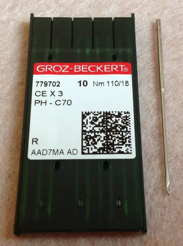 Genuine Groz Beckert chenille embroidery needle CEX3 PHxC70 Nm 110/18