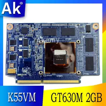 

AK For Asus K55VM Graphic Card GeForce GT 630M N13P-GL-A1 2GB Video card Fit A55V K55VM K55VJ K55V Laptop video card 100% Tested