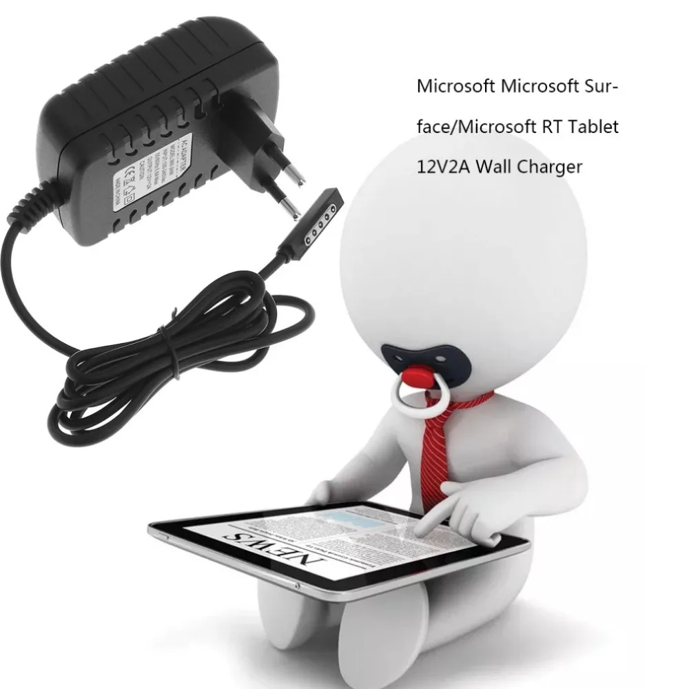 Компьютерное зарядное устройство для Microsofe Surface 2/rt Tablet charger 12v 2a 24w charger