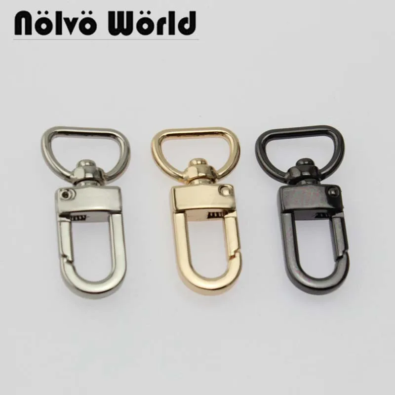 

50pcs 5/8 inch 44*16mm top ending 4 tone trigger tag snap hook clasp,metal clip swivel dog leash