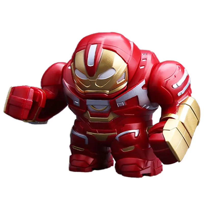 

Marvel Avengers Blocks Man Iron Monger Hulk Thanos Panther Spider Man Gauntlet Figures For Children Model Toys