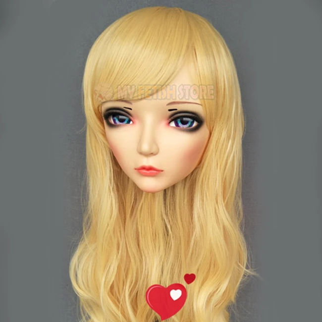 (CHUN 3) Женская милая девочка каучуковые полуголовы Kigurumi BJD Eyes Crossdress Косплей