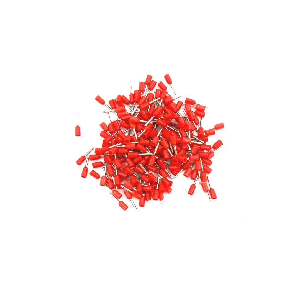 1000pcs/Pack Insulated Cord End Terminal Crimp E0508 1008 1508 7508 2508 Pressure Terminal Ferrules Crimping Terminals Tubular