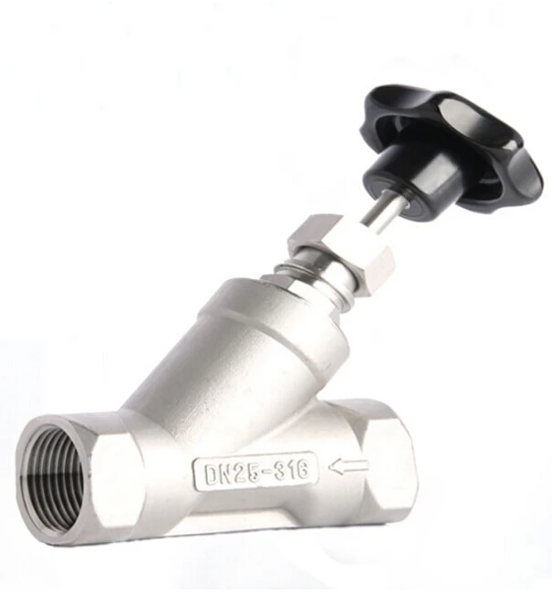 2 inch 2/2 way Y type manually operated angle seat valvein Pneumatic