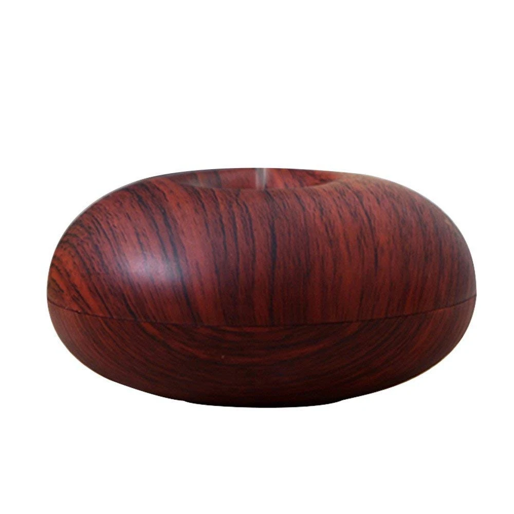 

Wood grain aroma humidifier USB 175ml Mini Office Air Humidifiers, Cool Mist Humidifier, Donut Essential oil diffuser