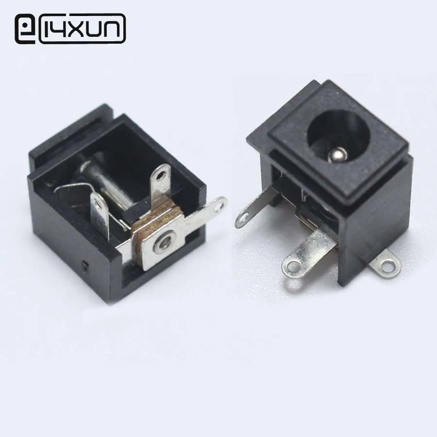 10pcs 2.1mm Tip DC Power jack / Socket 5.5mm 3 Pin DIP Panel Switch Audio Interface Charging Connector | Обустройство дома