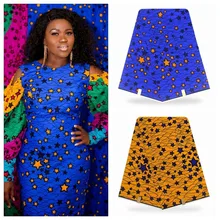 Африканские ткани африканская ткань с принтом 6 ярдов Анкара последний настоящий воск настоящий гарантированный настоящий голландский воск для женщин платья