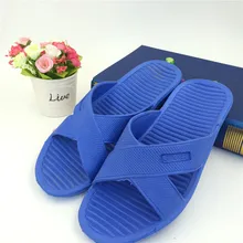 50% OFF!! hommes Chaussures D’été Mousse EVA Massage Plage Plat Sandales Non-glissement Salle De Bains Ménage Chambre Intérieure Accueil Maison Chaussures