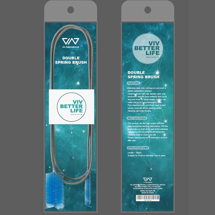 Щеточка пружинная VIV для аквариума 1 6 м 12/16 мм и 16/22 мм|fish tank brush|viv aquariumaquarium cleaning |