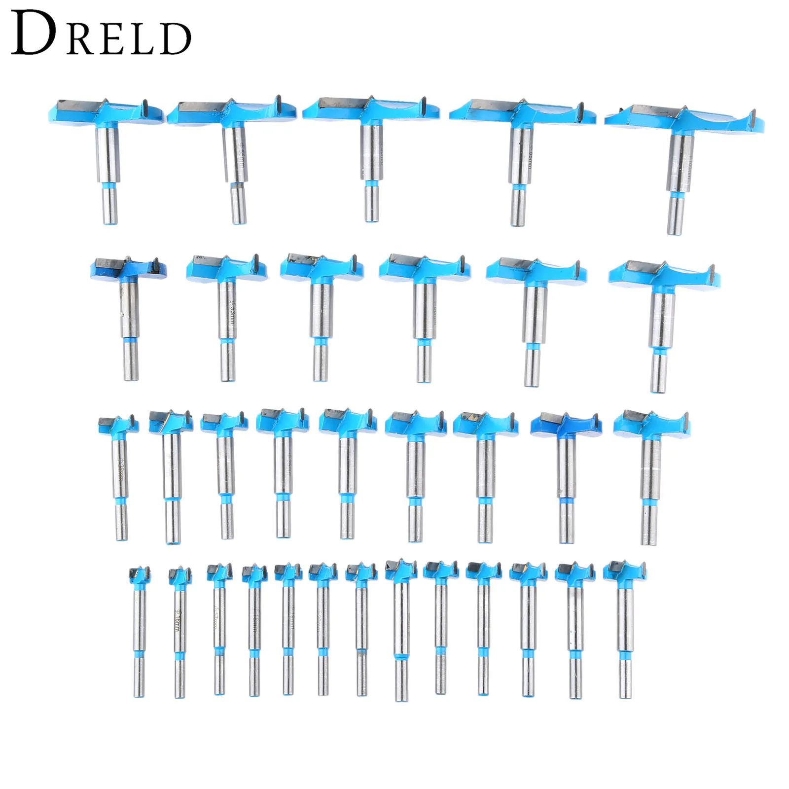  DRELD 15-100mm Forstner Bit Auger Drill Bits Wood Hole Saw Woodworking Tools Wooden Cutter Drilling
