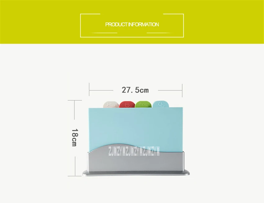 Новые Домашние тапочки Кухня разделочная доска разделочные доски высокое качество PP Кухня посуда 4 шт./компл. Классификация разделочная доска C02N