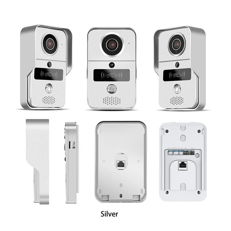 KONX Smart Home 720 WiFi IP Video Door phone intercom Doorbell Wireless Unlock Peephole Camera Doorbell Viewer 220V IOS Android