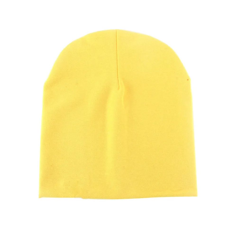 

Newborn Baby Boys Girls Candy Colors Toddler Soft Cotton Hat Warm Beanie Cap