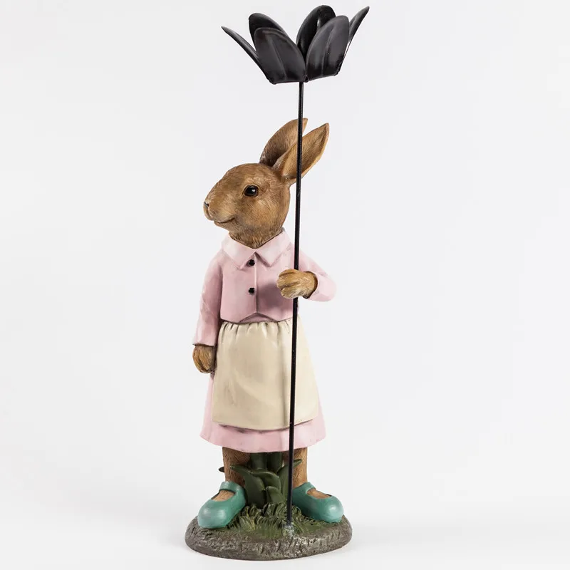 Modern Creative Cute Rabbit Style Candlestick Cheap Elegant Candle