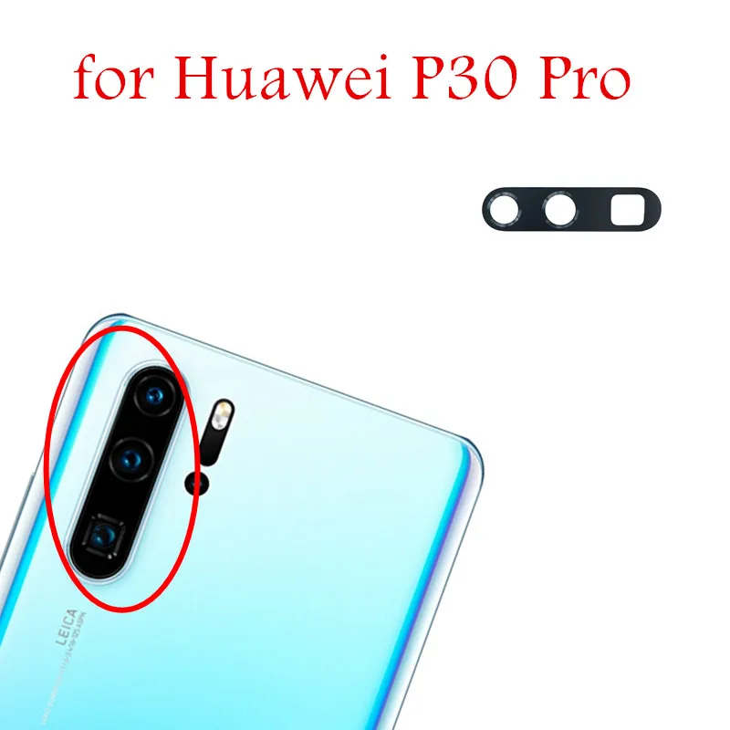 2 шт. для huawei P30 Pro Камера Стекло Задняя крышка объектива Камера Стекло с помощью клейкой ленты 3м для huawei P30 Pro замена запасных Запчасти