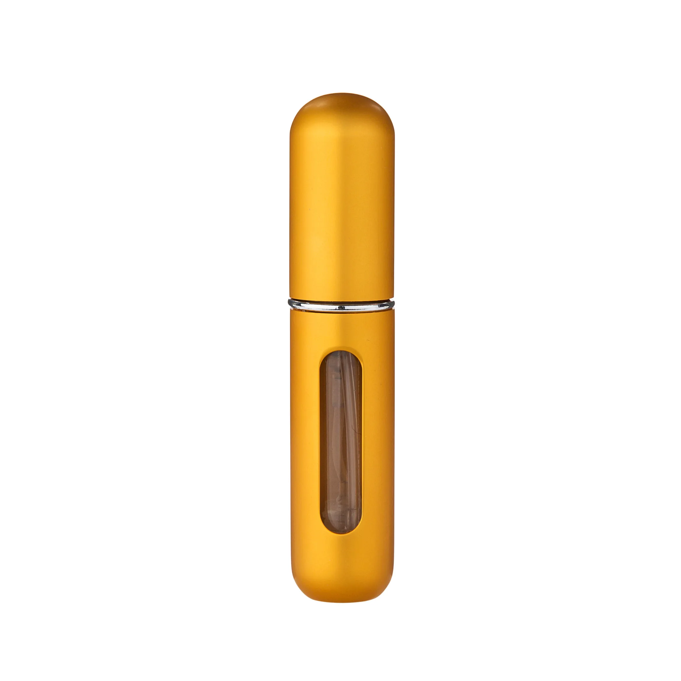 MUBTF-5 мл портативный мини многоразовый флакон для духов с распылителем ароматизатор насос для путешествий пустые косметические контейнеры распылитель бутылка - Цвет: gold