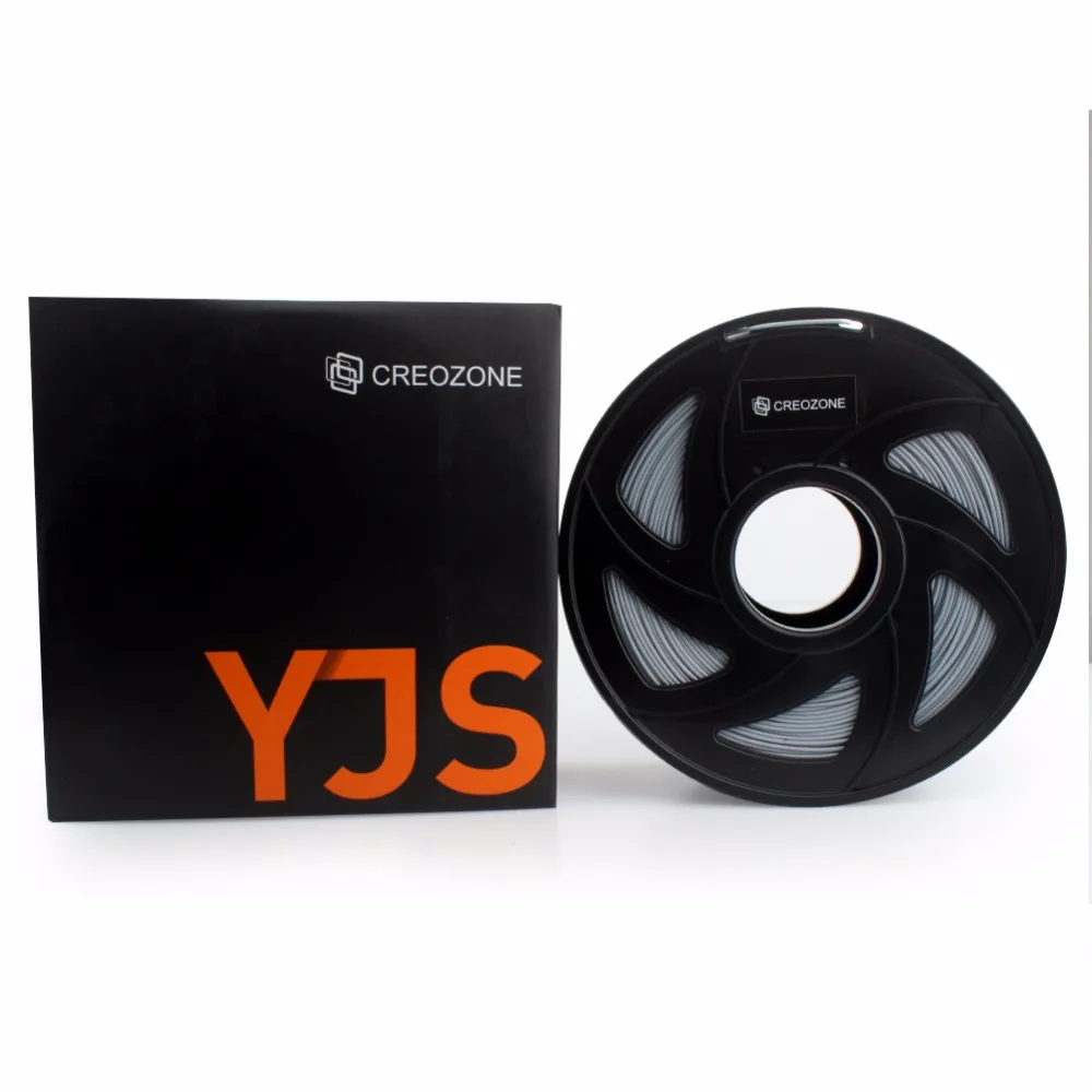 Creozone ABS 3D-принтеры нити 1,75 мм 1 кг(2.20LBS) 3d волоконного принтера Пластик для 3D-принтеры серебро Цвет