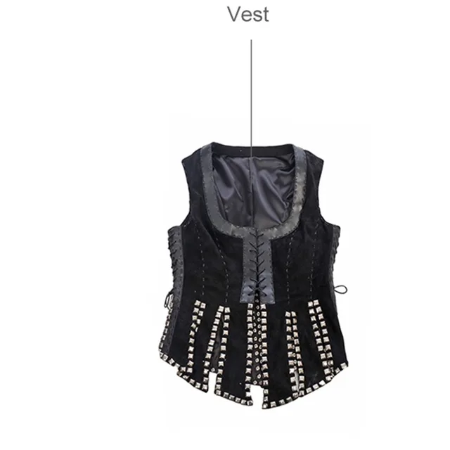 once upon a time evil queen regina mills cosplay top vest corset waistcoat halloween costume accessories