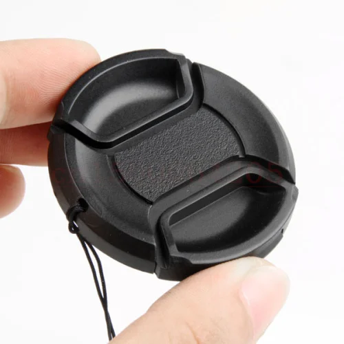 

58mm Center Pinch Snap-on Front Lens Cap For Samsung NX11 NX12 NX300 18-55mm &lympus E400 E420 E500 E520 E450 Lens Filters