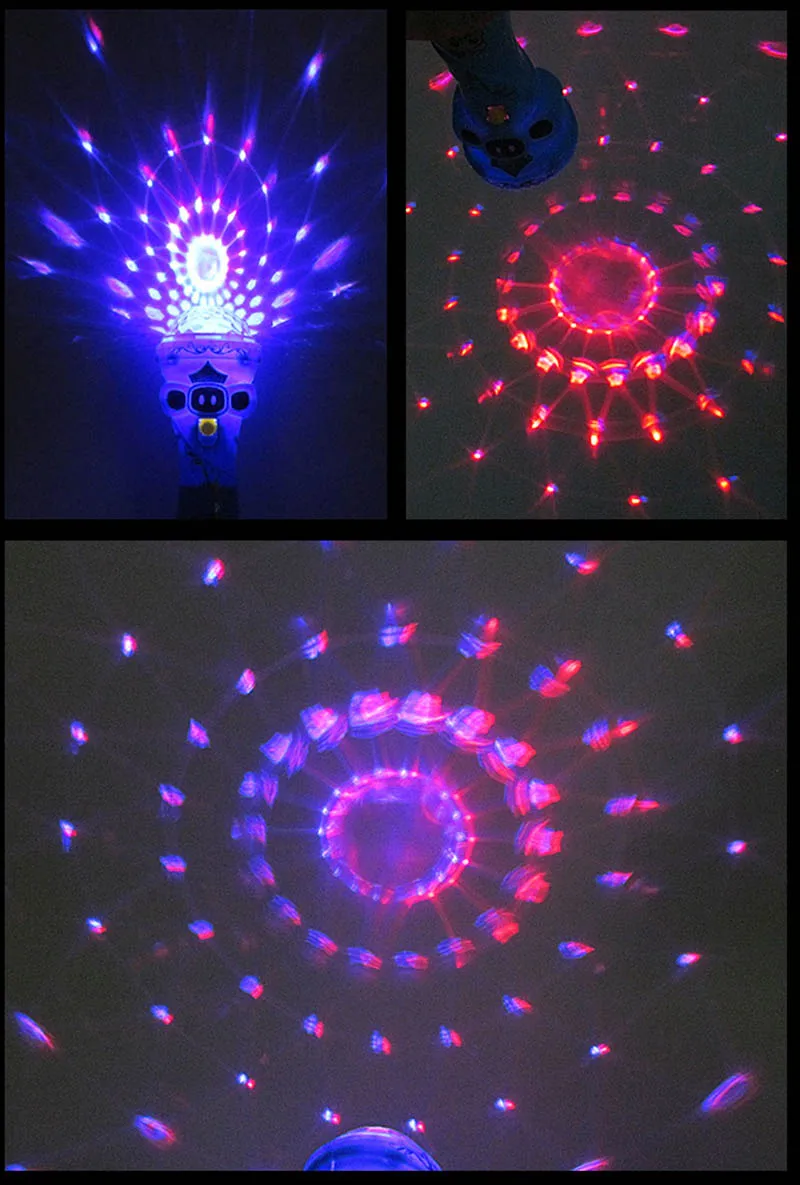 Мини освещение беспроводной микрофон модель забавная музыка караоке милые высокое качество пластмассы детские игрушки светятся в темноте CL5659