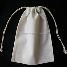 100 шт хлопковые мешочки для ювелирных изделий на заказ 1 цвет логотип подарок с принтом мешочки 18*25 см Дешевые, с кулиской сумки для ювелирных изделий