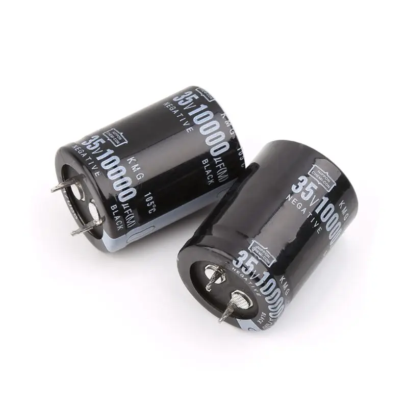 

2pcs 10000uF 35V Radial Aluminium Electrolytic Capacitors 25x40mm-831F