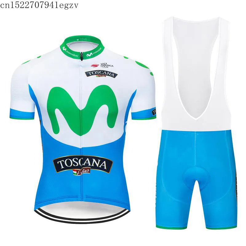 

Movistar 2019 New Summer Cycling Jersey Bike Road Mountain Tops Quick Dry Cycling Clothing Maillot Ropa Ciclismo Hombre D4